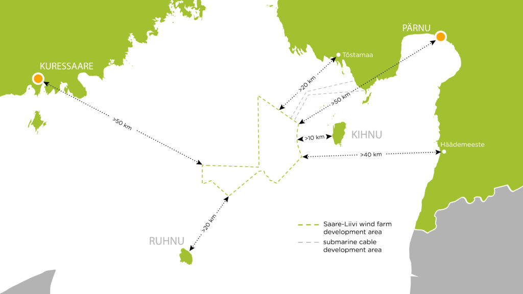 Utilitas Wind Saare-Liivi offshore wind farm development area