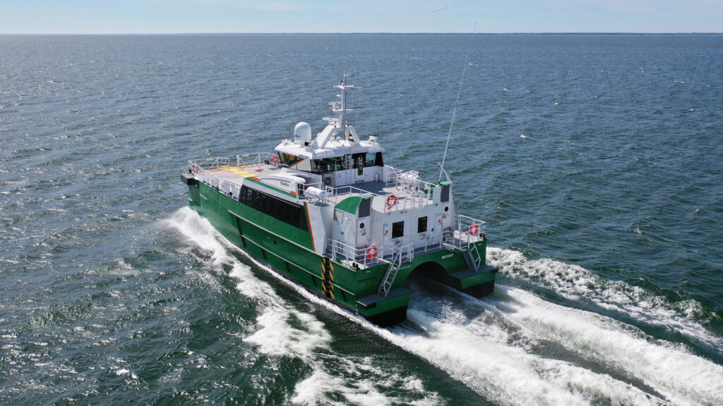 Sea trials for CTV Farra Siskin